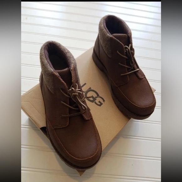 Ugg Orin wool leather sheepskin bed boots